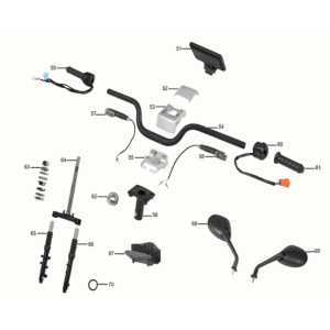 Handlebar / front fork Yadea G5
