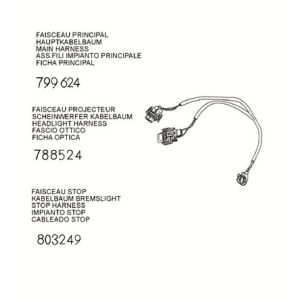 Harness-connector Peugeot Speedfight 4 50i E5