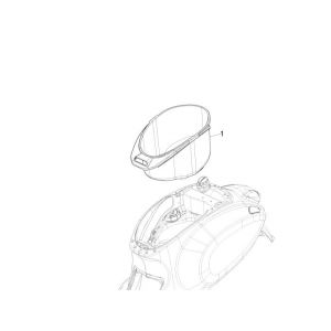 Helmbak Vespa Sprint 50 2-takt AC