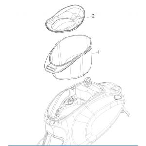 Helmbak Vespa Sprint 125 3V IE ABS