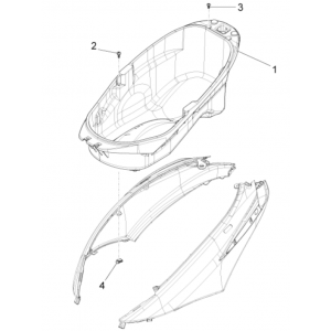 Helmbak Piaggio Fly 125 IE 4-takt 3V Euro 3