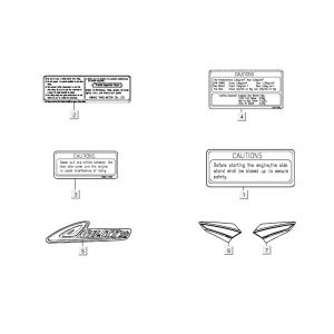 Emblemen - Stickers Kymco Agility 10' 4-takt silver