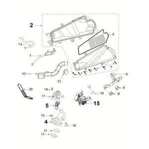 Injection system Peugeot Speedfight 4 50i E5