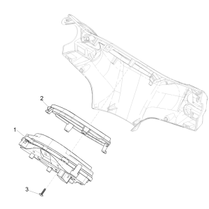 Kilometerteller - Cockpit Piaggio Liberty 50 4-takt AC