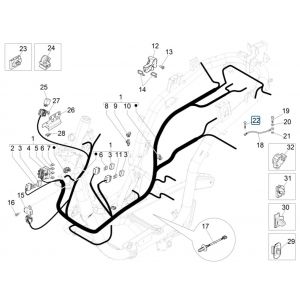 Kabelboom Piaggio Medley 125 ABS Euro 5 2021-2022