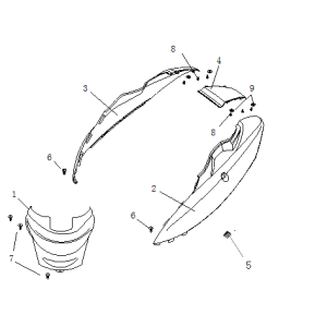 Kappen - Beplating China Ape 50 wit
