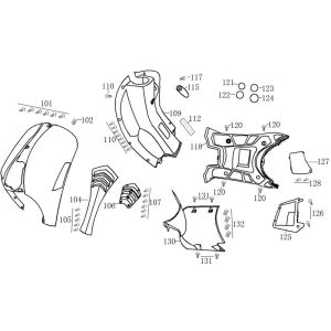 Kappen - Beplating China Swan - Riva smokey