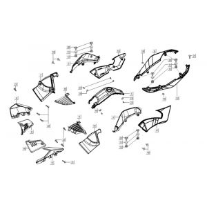 Kappen - Beplating Kymco K-Pipe 125