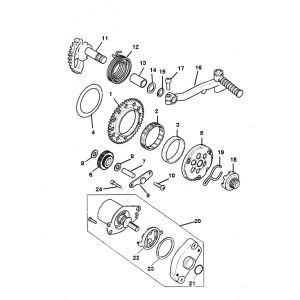 Kickstarter Yamaha Bw's 2-takt
