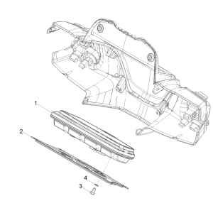 Kilometerteller - Cockpit Piaggio Medley 125 ABS Euro 5 2021-2022