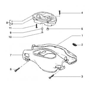 Kilometerteller - Cockpit Gilera Runner FXR 180 2-takt