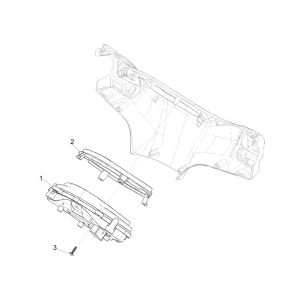 Kilometerteller - Cockpit Piaggio Liberty 125 IGET 3V IE ABS Euro 4 2015-2019
