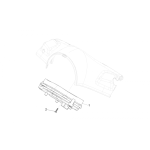 Kilometerteller - Cockpit Vespa Primavera 50 4-takt IGET 3V Euro 4