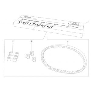 Kit v-snaar - Variateurrollen Vespa Primavera 125 3V IE ABS