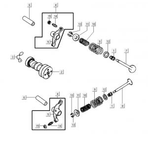 Nokkenas - Kleppen - Tuimerlaars Kymco K-Pipe 125