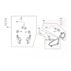 Knipperlichten Edwards Maple V50-2 wit