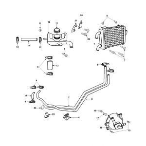 Radiateur - Koeling - Waterpomp Peugeot Speedfight 2 50 2-takt LC Euro 2