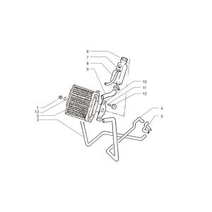 Radiateur - Koeling Beta Ark-k 50 2-takt LC zilver 2004