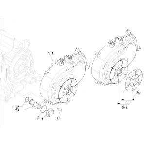 Koelkap vliegwiel - Oliefilter Vespa Sprint 50 4-takt IGET 3V Euro 5