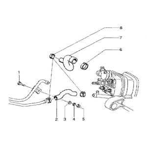 Radiateur - Koelslangen - Koelvloeistoftank Gilera Runner FXR 180 2-takt