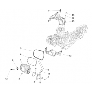 Kleppendeksel - Bougie Vespa Sprint 150 3V IE ABS Euro 3 2015