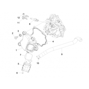 Kleppendeksel - Bougie Piaggio MP3 300 LT Sport 2009-2014