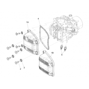 Kleppendeksel - Bougie Piaggio MP3 500 LT Business 2014-2016