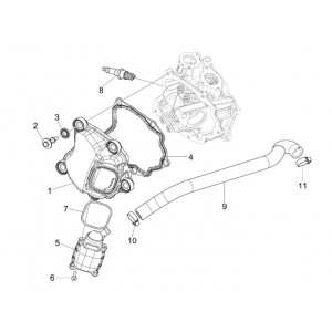 Kleppendeksel - Bougie Vespa GTS 300 ie 2008-2016 (met en zonder ABS)