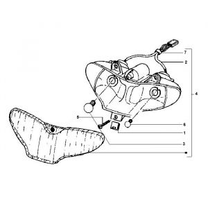 Koplamp Gilera Runner 50 2-takt LC 1998-2005