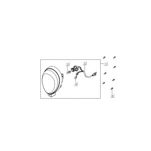 koplamp Kymco Sento 50 4-takt Spring Wit