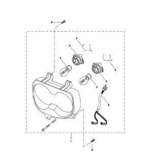 Koplamp Yamaha Bw's 2-takt