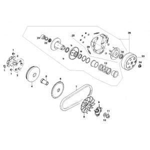 Koppeling- Variateur 10 GY6 Euro 2 ←2018 2