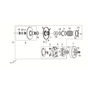 Koppeling Sym Fiddle II 125S