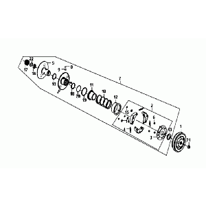 Koppeling - Koppelingshuis Sym Mio 50i