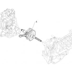 Krukas Piaggio MP3 300 ie LT Business - Sport (met en zonder ABS) 2016-2018