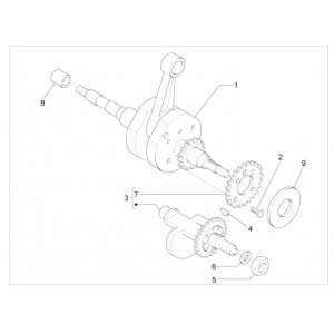 Krukas Piaggio Beverly 500 Euro 3 2007-2012