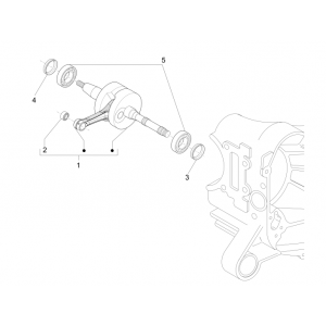 Krukas Piaggio NRG Power DD 50 2-takt LC 2007-2017