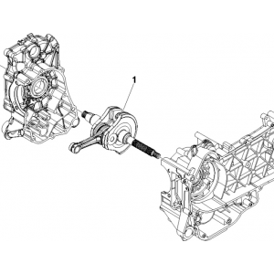 Krukas Vespa GTS 250 ie 2005-2009 (met ABS)