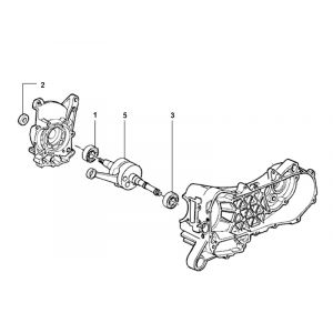 Krukas Vespa S 50 4-takt 2V 25km/u