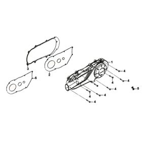 L. crank case cover Sym Orbit II 125i E4