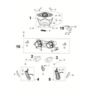 Light- turn- signal- horn Peugeot Speedfight 4 50i E5