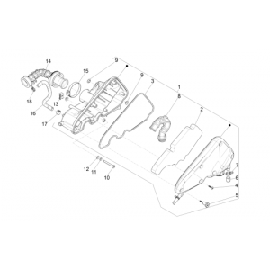 Luchtfilter Vespa Primavera 50 4-takt IGET 3V Euro 4