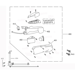 Luchtfilter Benda Benson 125 matzwart