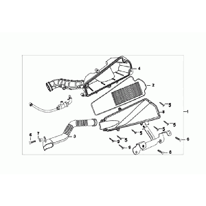 Luchtfilter Sym Fiddle III -Luchtfilter Sym Fiddle III