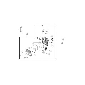 Luchtfilter Kymco K-Pipe 4-takt Wit