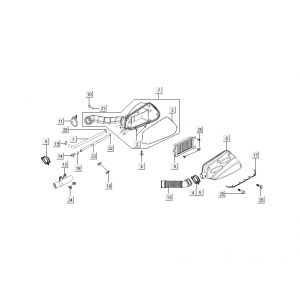 Luchtfilter Kymco New Dink 4-takt wit