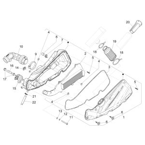 Luchtfilter Piaggio Liberty 125 IGET 3V IE ABS Euro 4 2015-2019