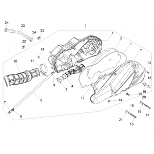 Luchtfilter Piaggio MP3 500 LT Business 2014-2016