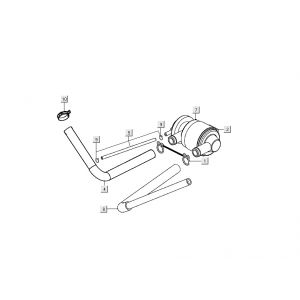 Luchtmembraan Kymco People S 50 4-takt kersen rood