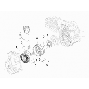 Ontsteking - Stator - Vliegwiel Piaggio MP3 300 LT Sport 2009-2014
